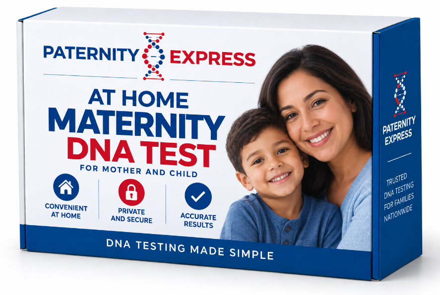 Paternity express at home maternity dna test kit