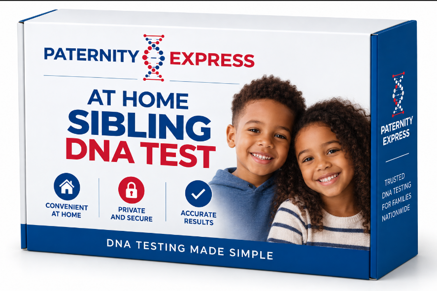 Paternity express at home sibling dna test kit